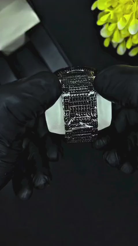 Patek Philippe Iced-Toned Black Diamond Watch